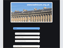 Tablet Screenshot of bathtours.org.uk